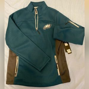 EAGLES QUARTER ZIP FLEECE SWEATSHIRT